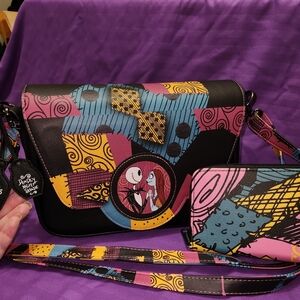 DISNEY NBC NIGHTMARE BEFORE CHRISTMAS PURSE AND WALLET EUC